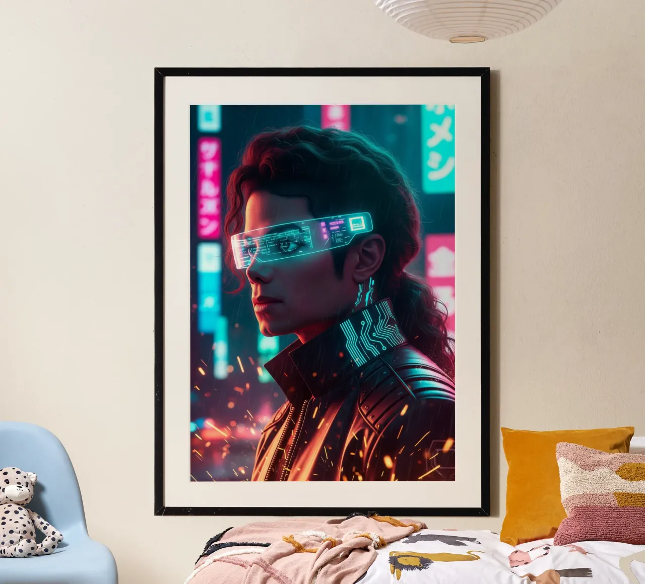 Michael Jackson - Cyber Punk art (1) carta hahnemühle da Lembayung art