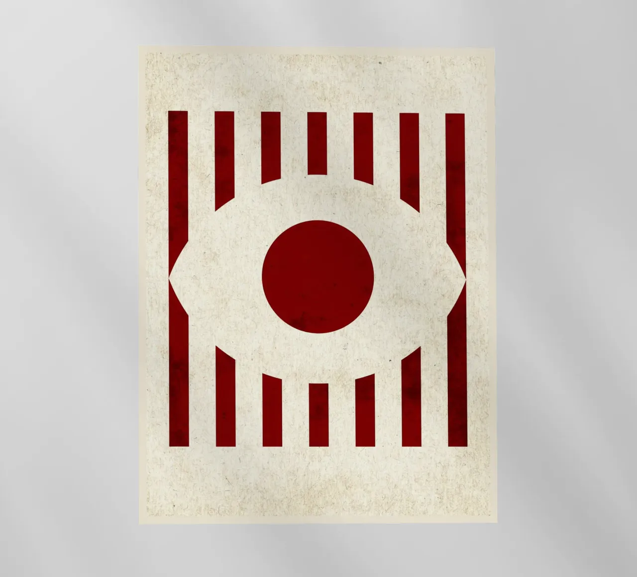 Design minimalista degli occhi con strisce rosse pellicola backlit da Jason Studio