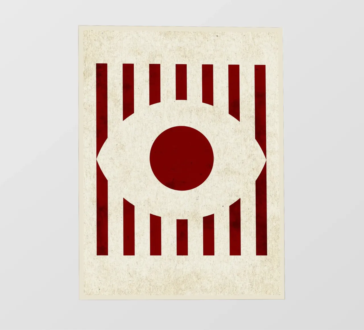 Design minimalista degli occhi con strisce rosse pellicola backlit da Jason Studio