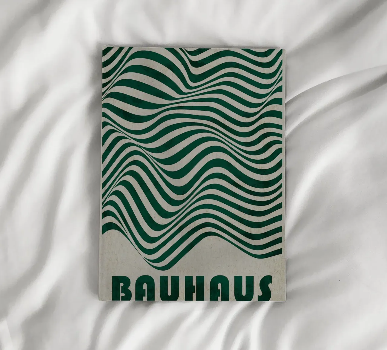 Bauhaus Wave Pattern notebook by Jason Studio