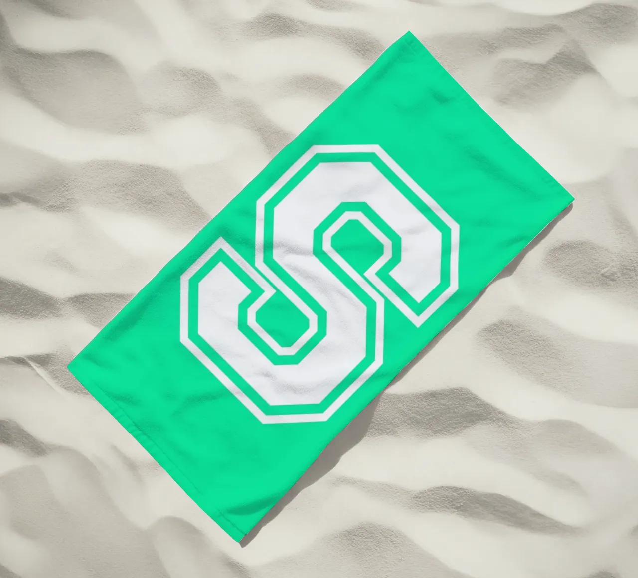 S beach towel by Studio One