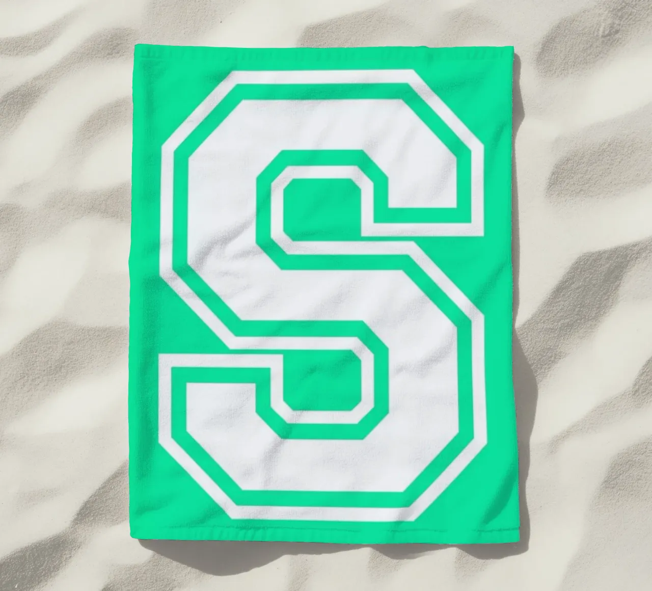 S beach towel by Studio One