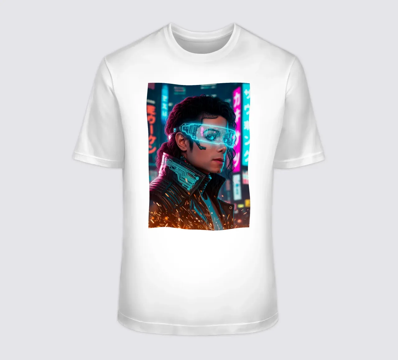 Michael Jackson - Cyber Punk art (2) t-shirt da Lembayung art