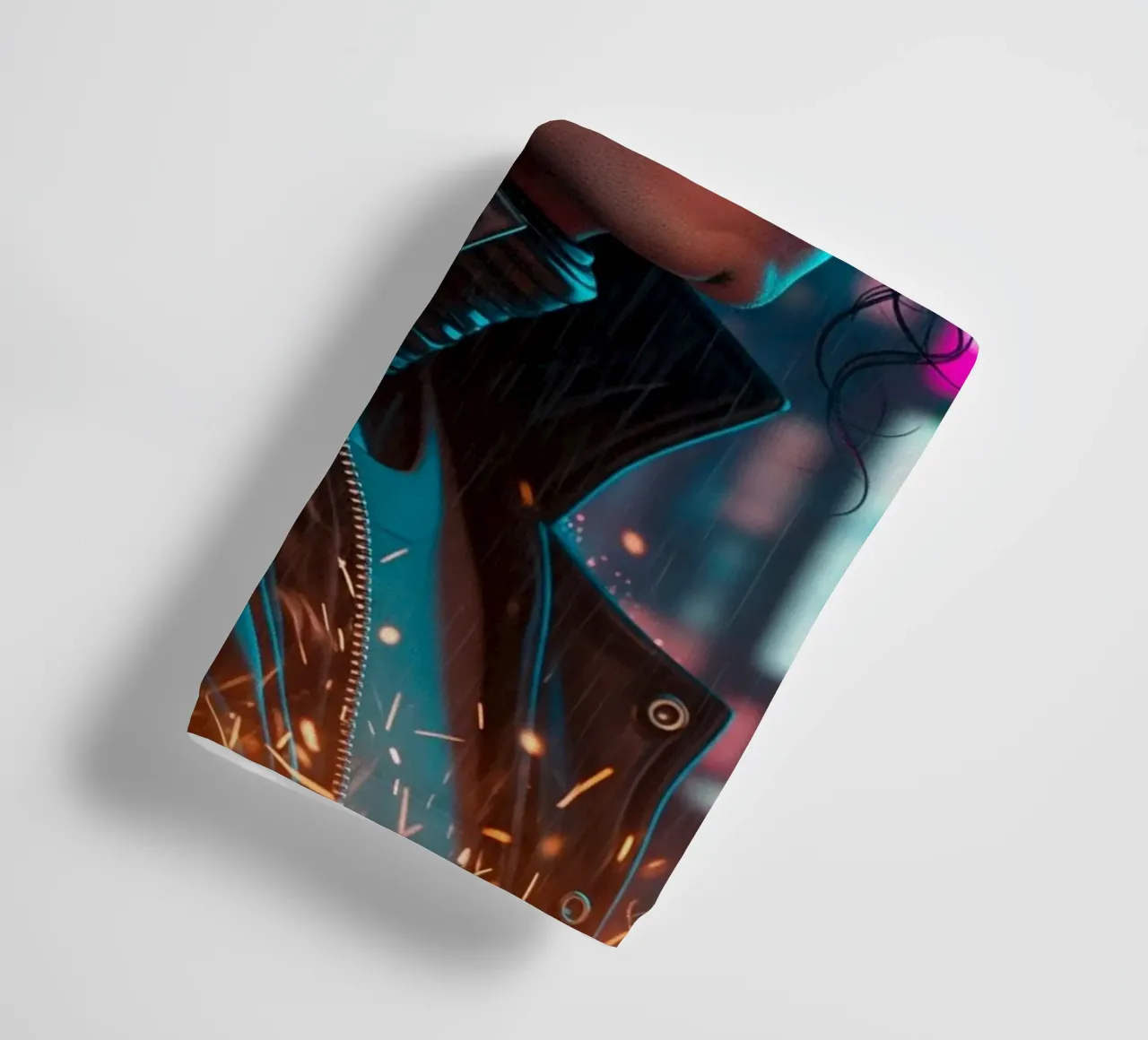 Michael Jackson - Cyber Punk art (2) asciugamano da bagno da Lembayung art