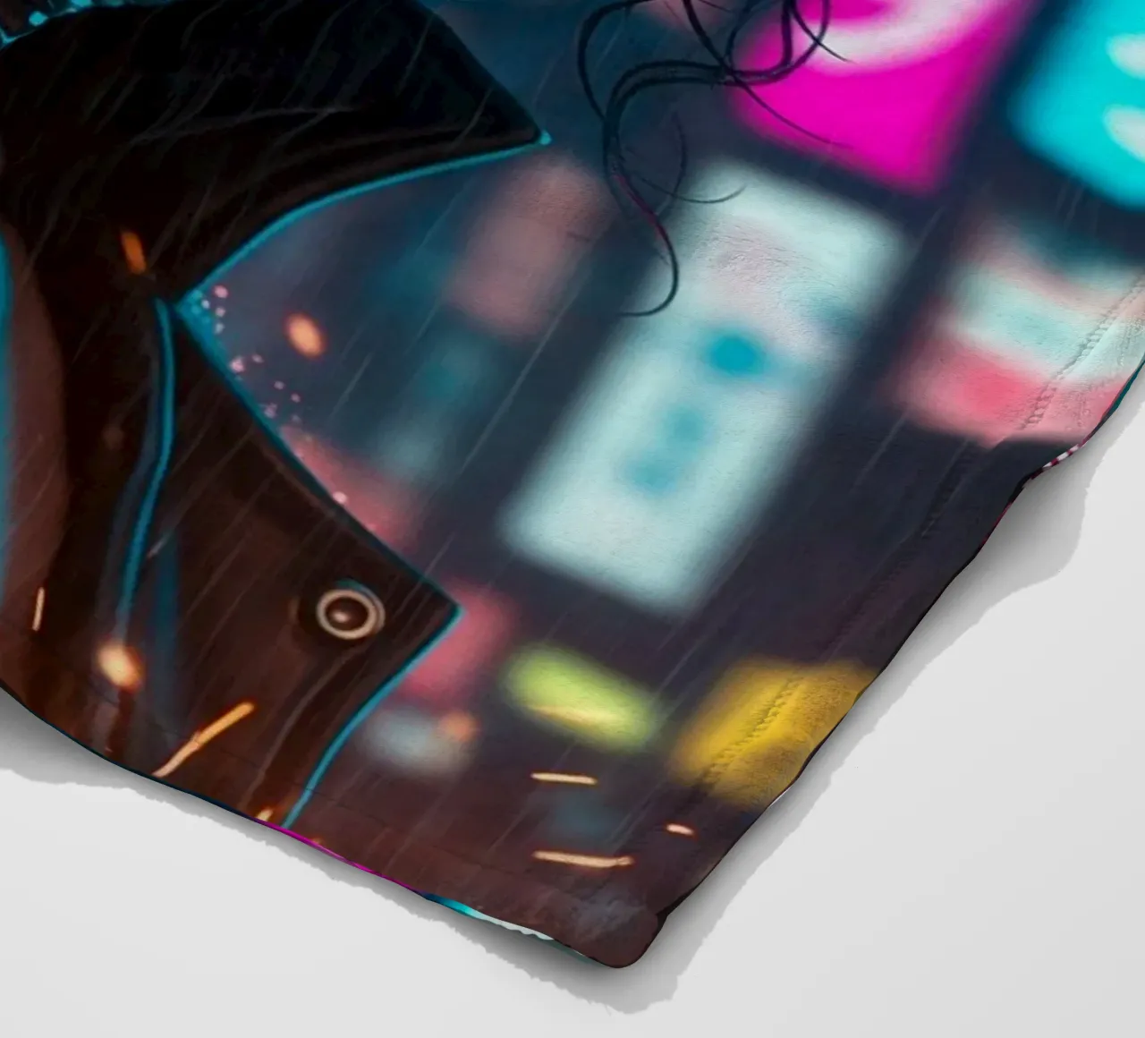 Michael Jackson - Cyber Punk art (2) coperta in pile da Lembayung art