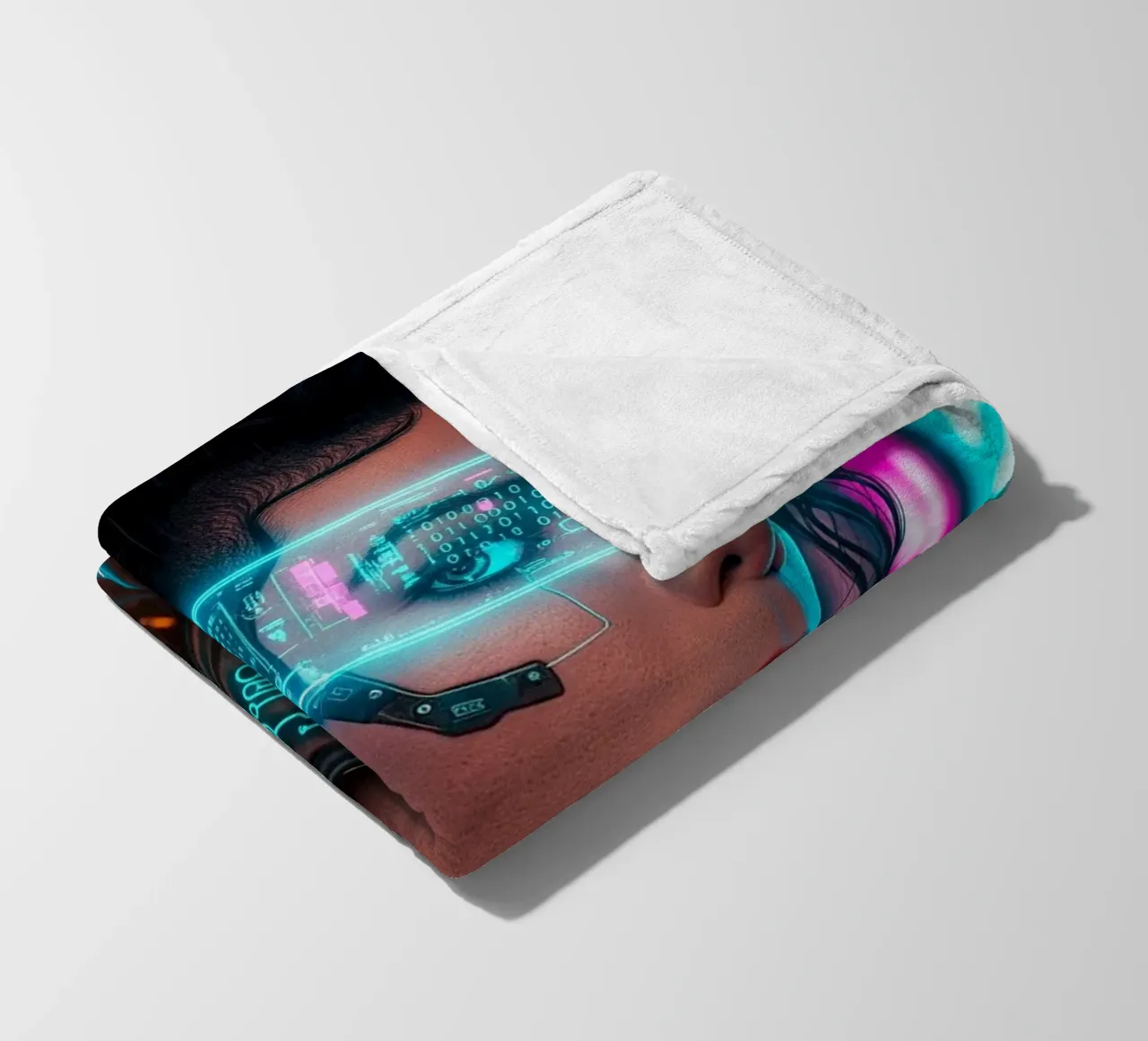 Michael Jackson - Cyber Punk art (2) coperta in pile da Lembayung art