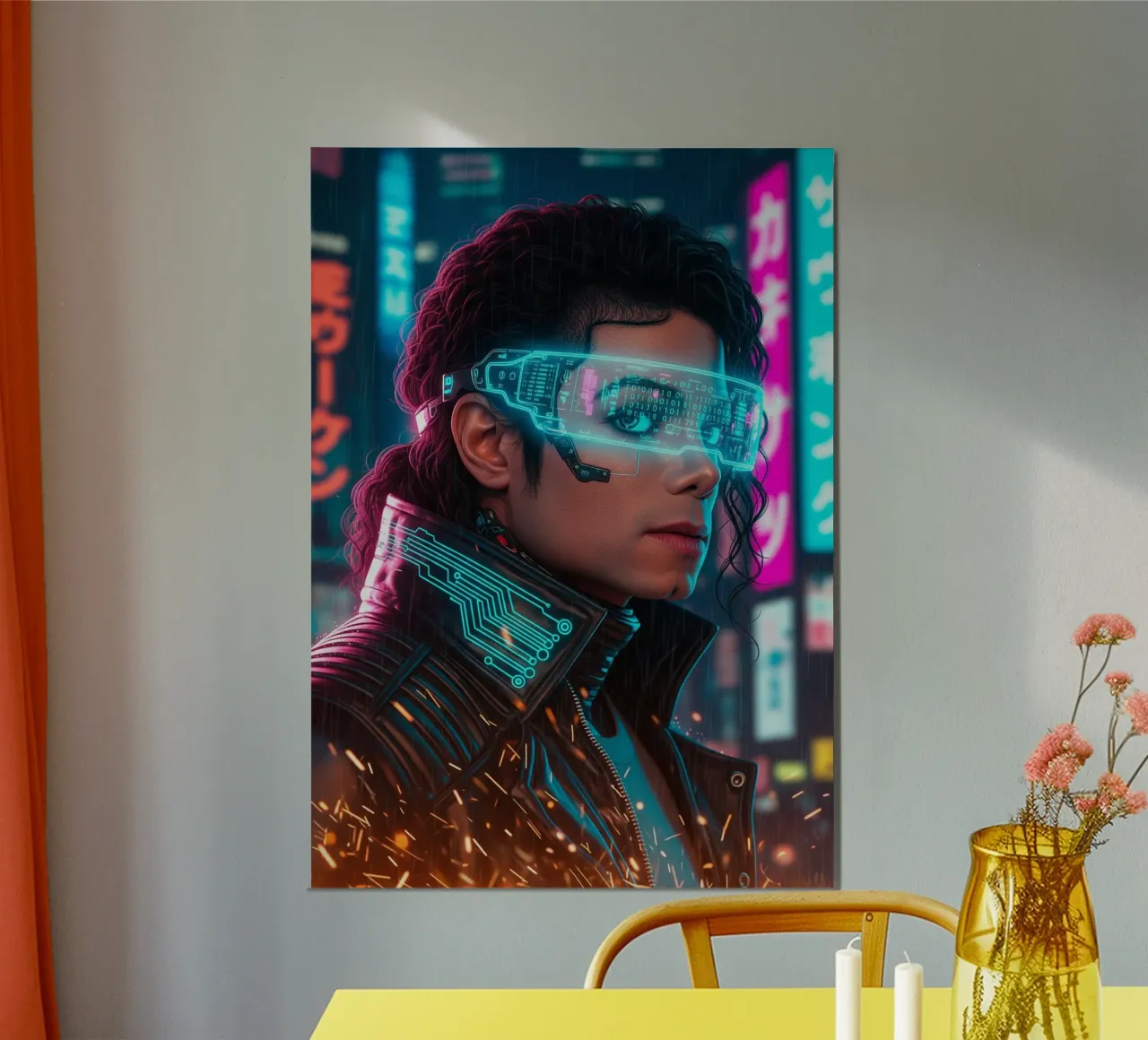 Michael Jackson - Cyber Punk art (2) carta hahnemühle da Lembayung art