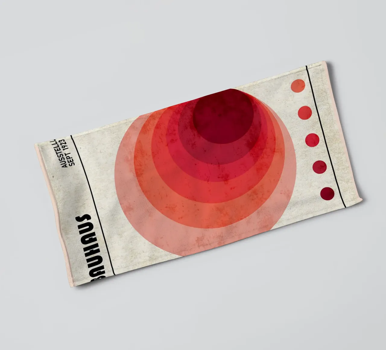 Manifesto della mostra Bauhaus, settembre 1923 asciugamano da bagno da Jason Studio