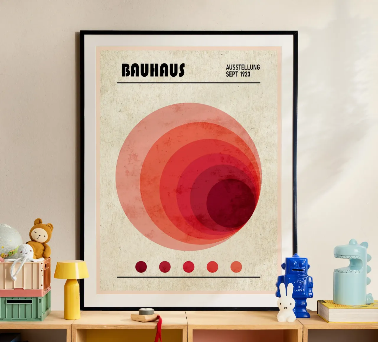 Manifesto della mostra Bauhaus, settembre 1923 carta hahnemühle da Jason Studio