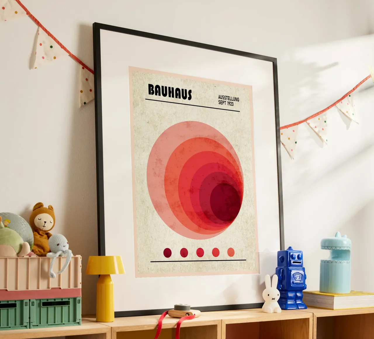 Manifesto della mostra Bauhaus, settembre 1923 carta hahnemühle da Jason Studio