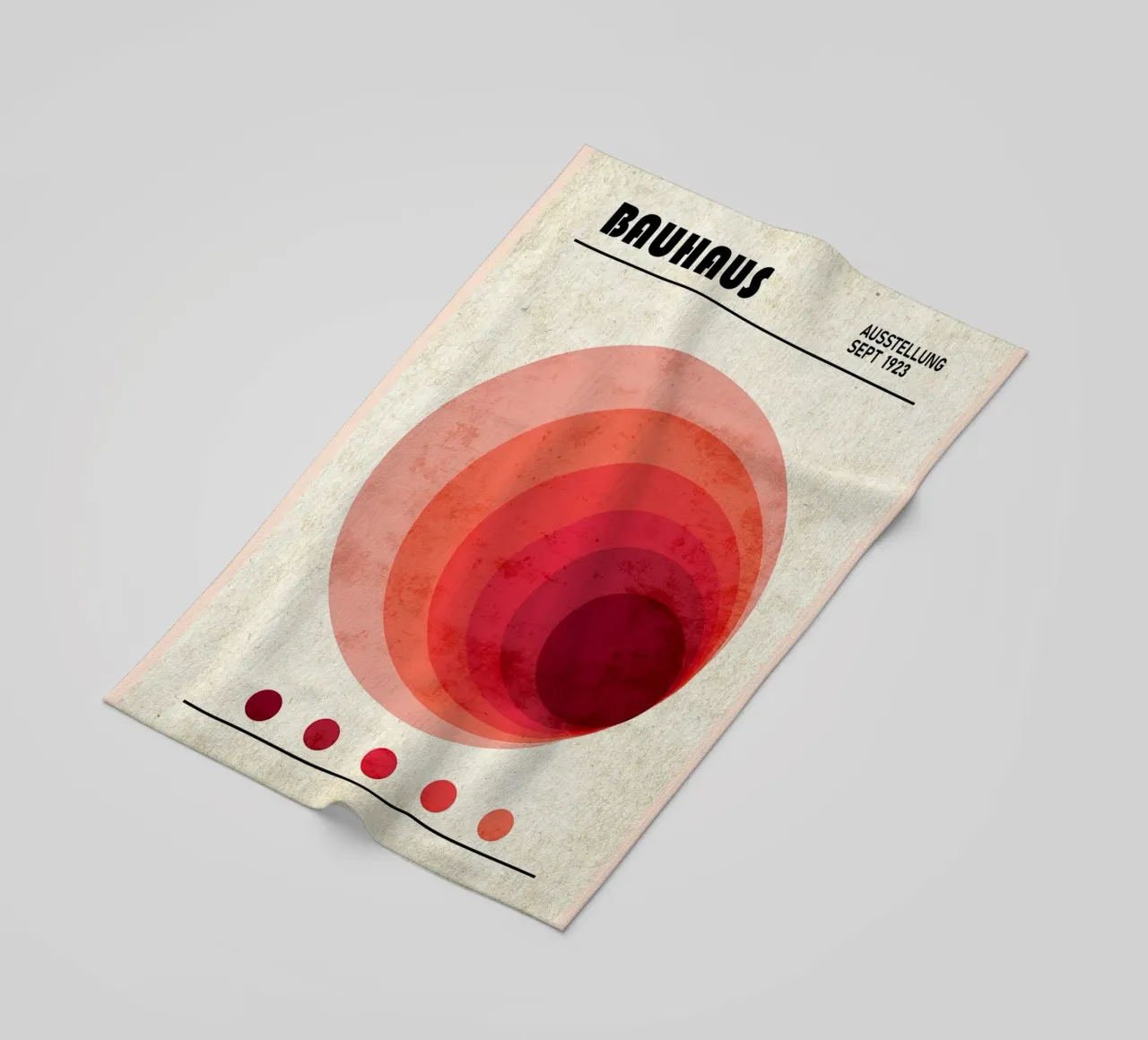 Manifesto della mostra Bauhaus, settembre 1923 telo mare da Jason Studio