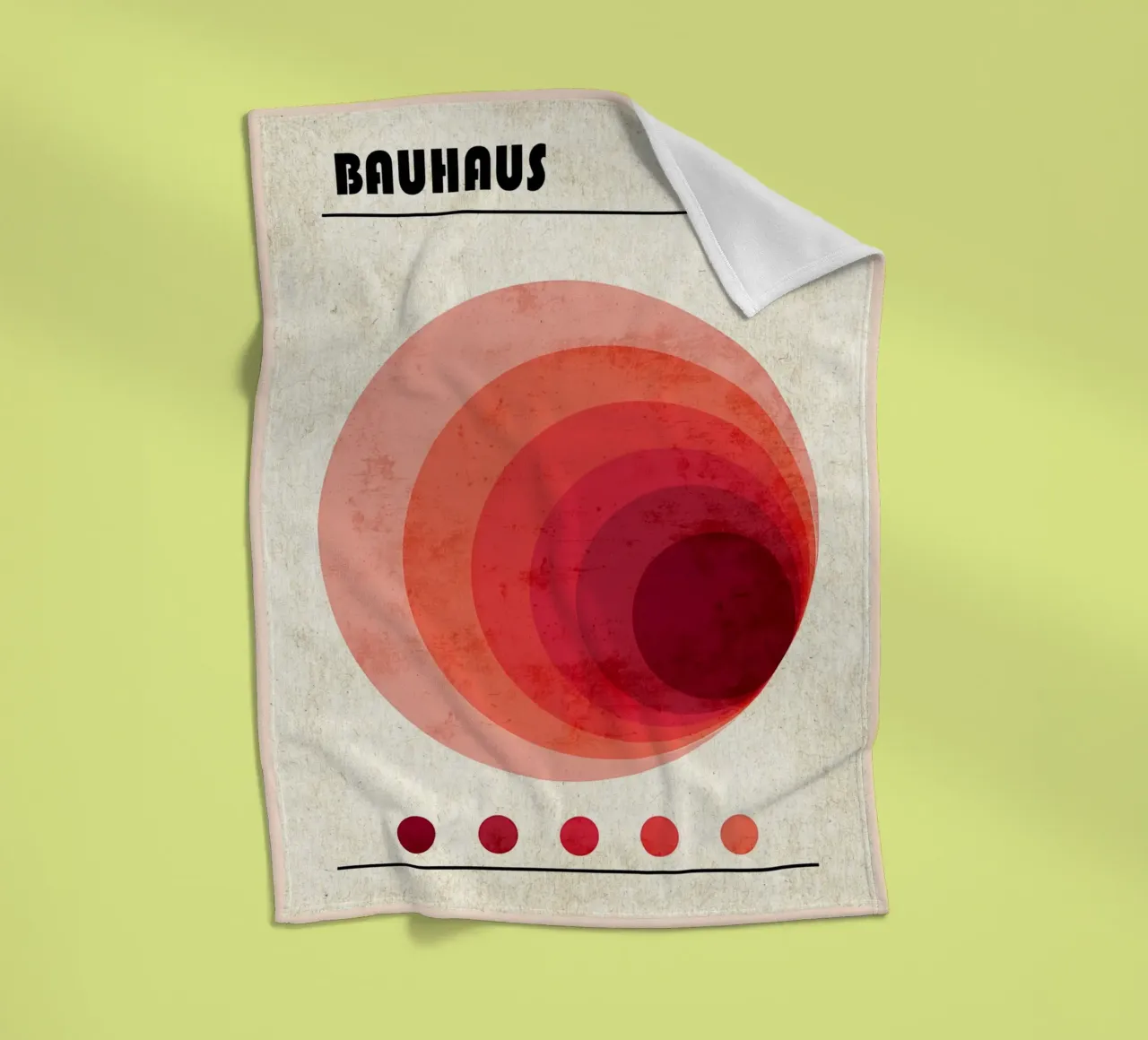 Manifesto della mostra Bauhaus, settembre 1923 coperta in pile da Jason Studio