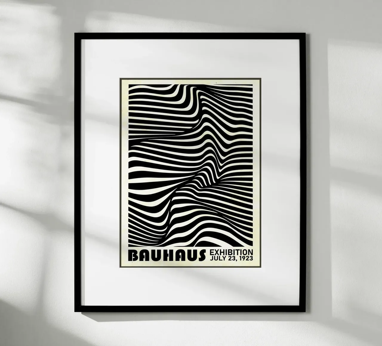 Manifesto della mostra Bauhaus, 23 luglio 1923 carta hahnemühle da Jason Studio