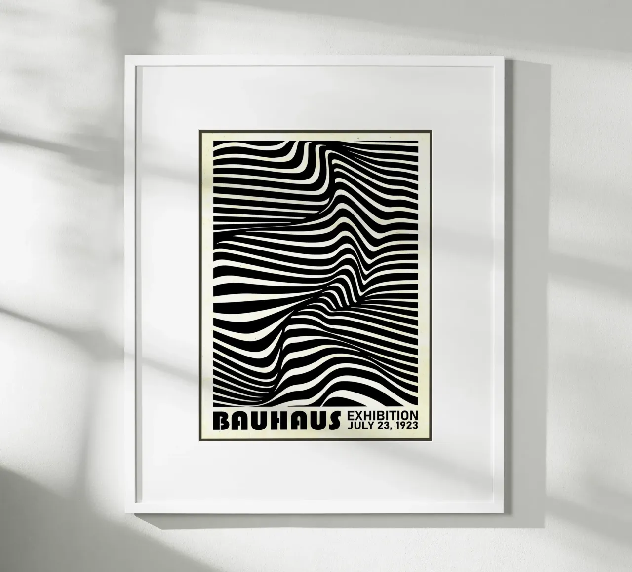 Manifesto della mostra Bauhaus, 23 luglio 1923 carta hahnemühle da Jason Studio