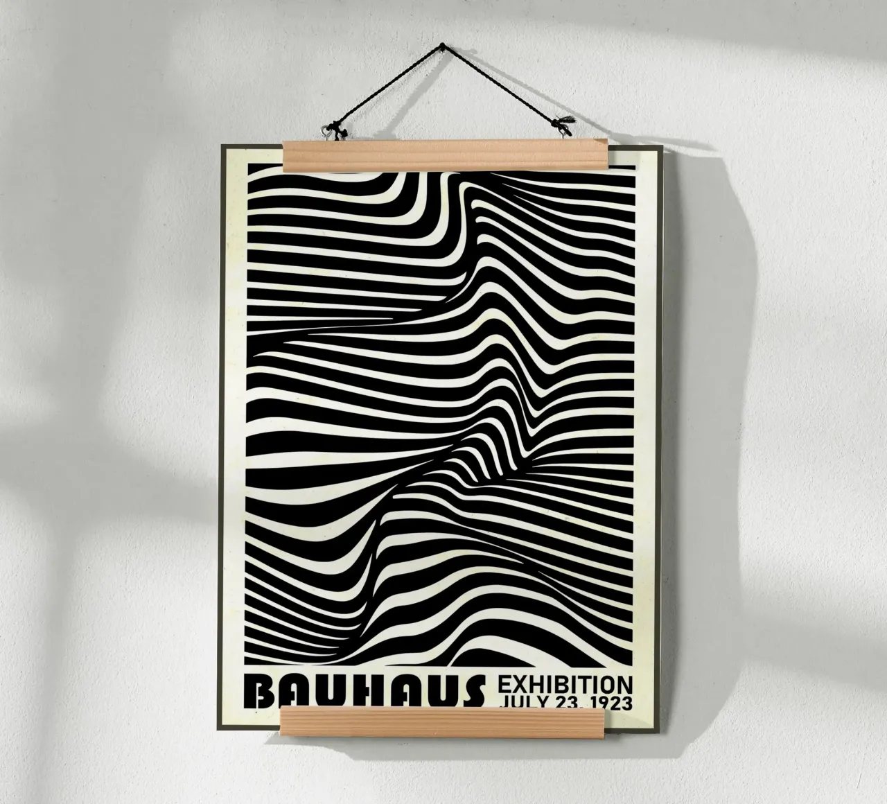 Manifesto della mostra Bauhaus, 23 luglio 1923 carta hahnemühle da Jason Studio