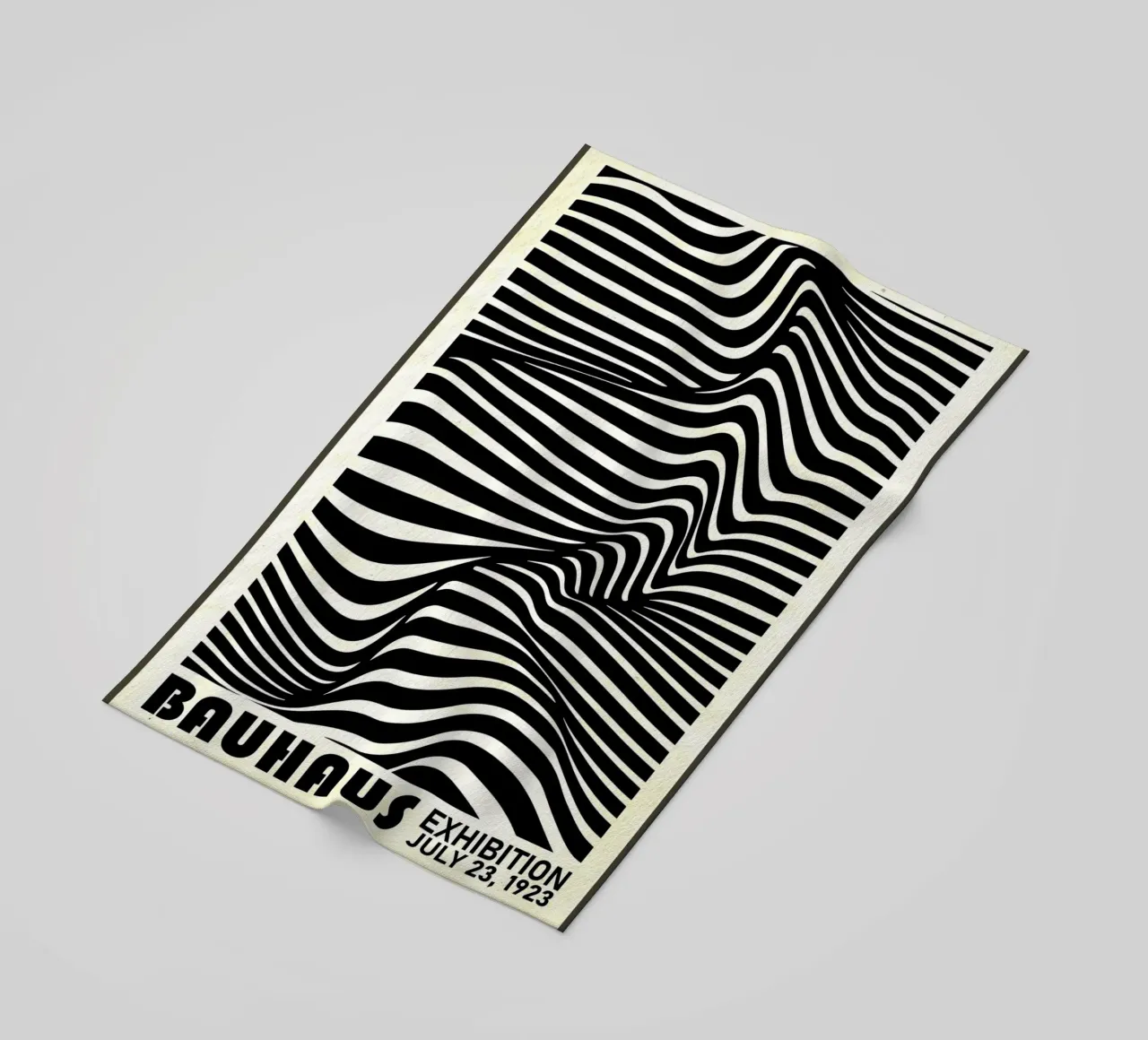 Manifesto della mostra Bauhaus, 23 luglio 1923 telo mare da Jason Studio