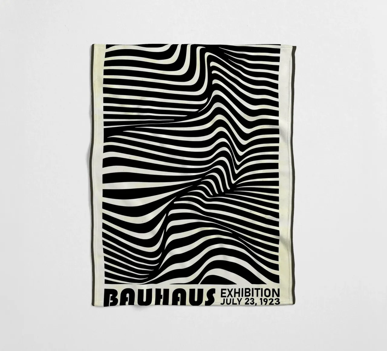 Manifesto della mostra Bauhaus, 23 luglio 1923 coperta in pile da Jason Studio