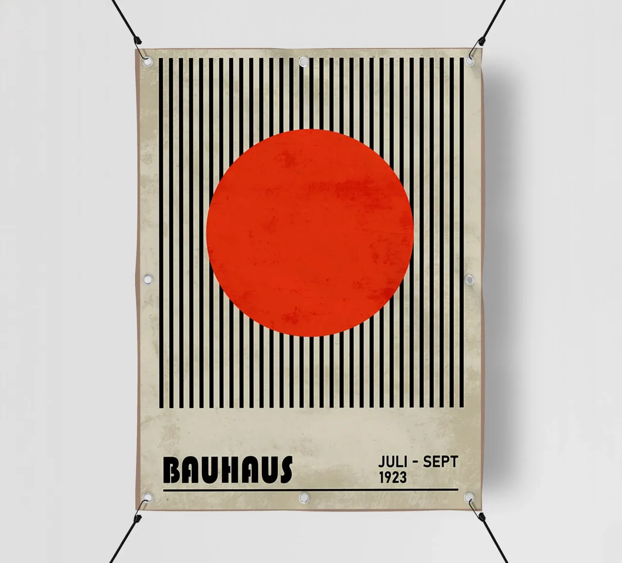 Manifesto della mostra Bauhaus, 1923 telo in pvc da Jason Studio