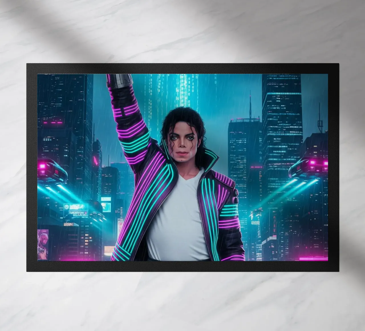 Michael Jackson - Cyber Punk art style (3) zerbino da Lembayung art