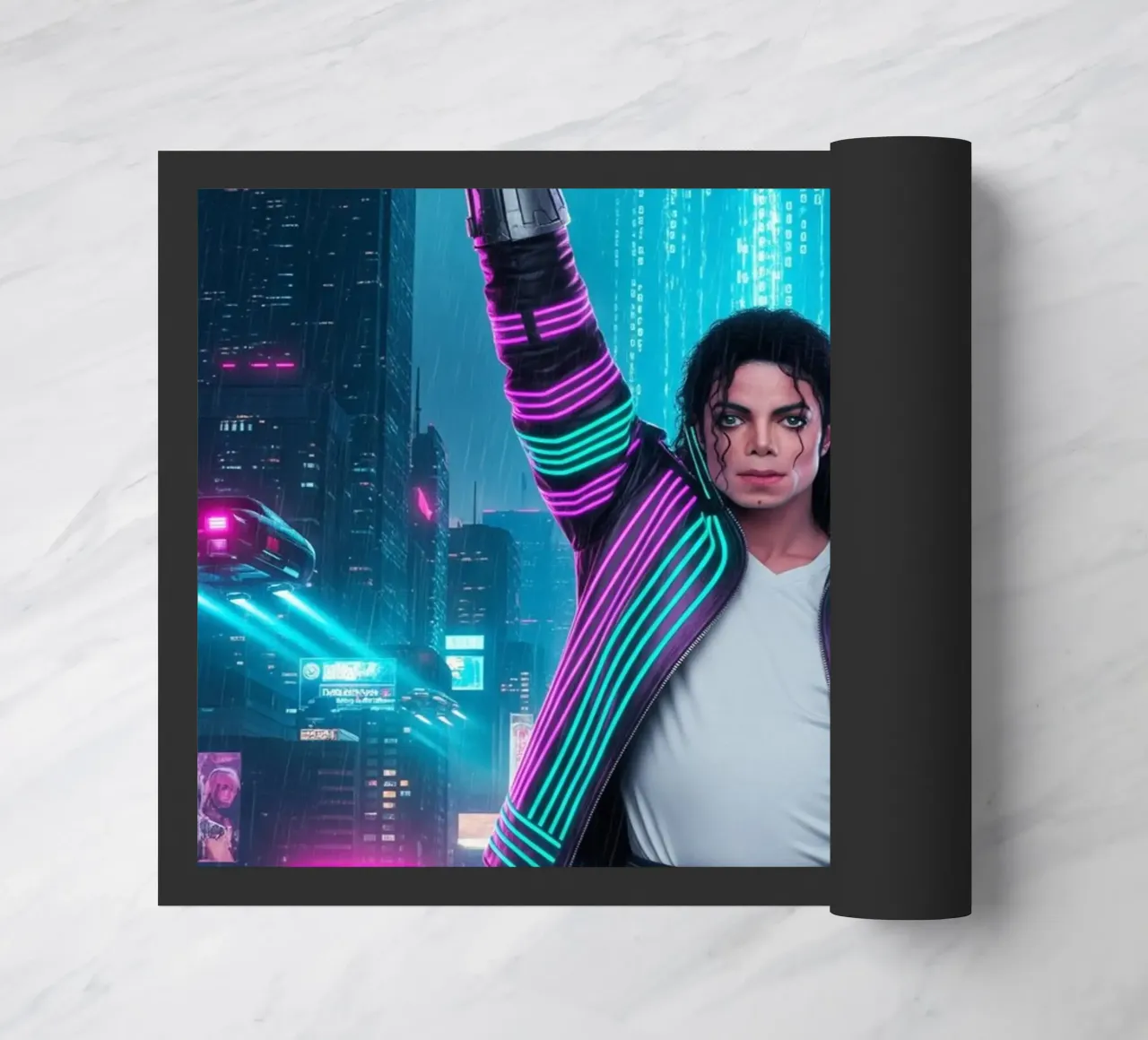 Michael Jackson - Cyber Punk art style (3) zerbino da Lembayung art