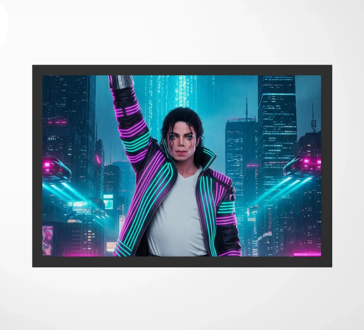 Michael Jackson - Cyber Punk art style (3) zerbino da Lembayung art