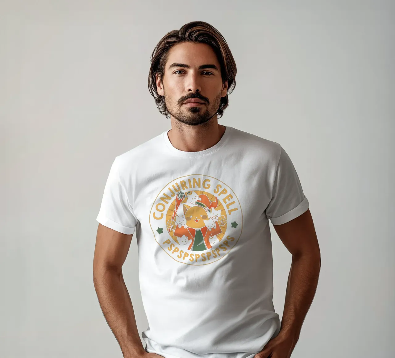 Conjuring Spell Pspsps t-shirt da Tobe Fonseca