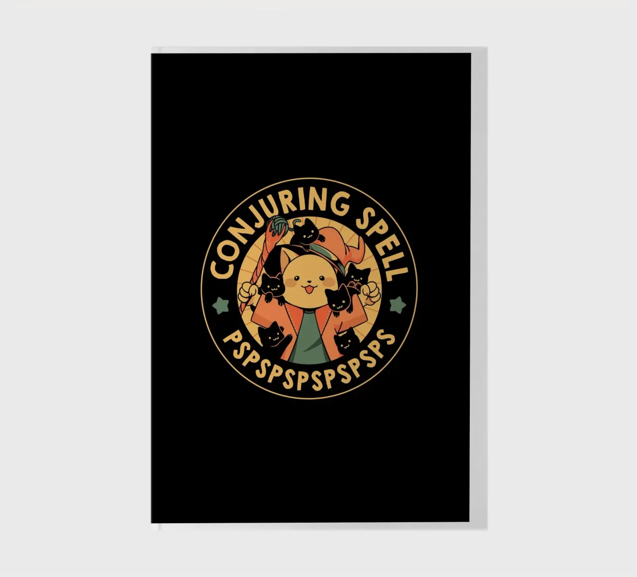 Conjuring Spell Pspsps notebook by Tobe Fonseca