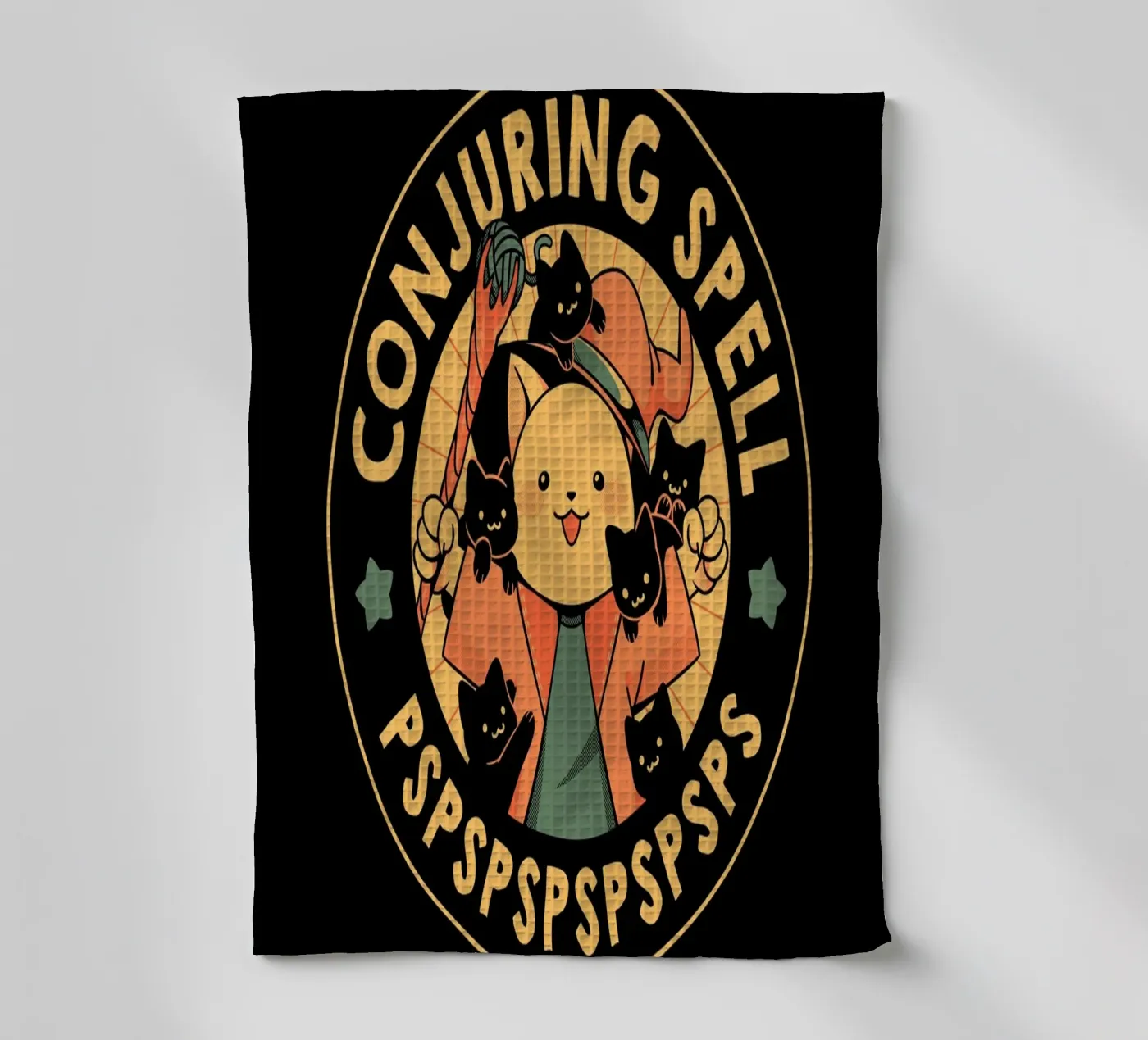 Conjuring Spell Pspsps torchon de Tobe Fonseca