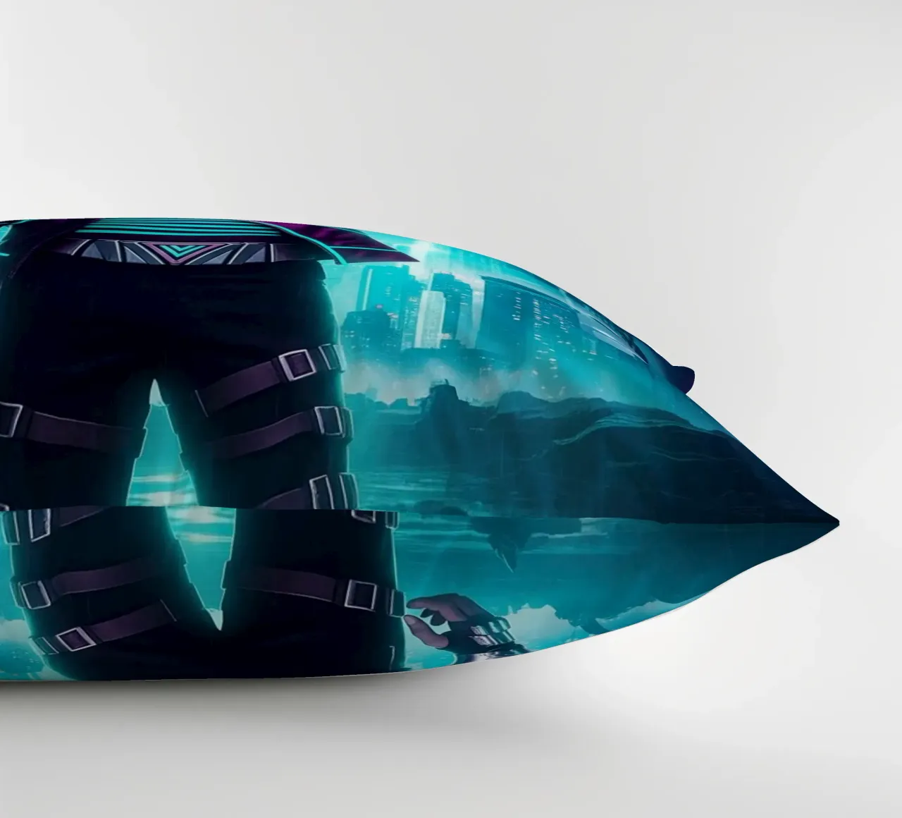 Michael Jackson - Cyber Punk art style (4) cuscino da Lembayung art