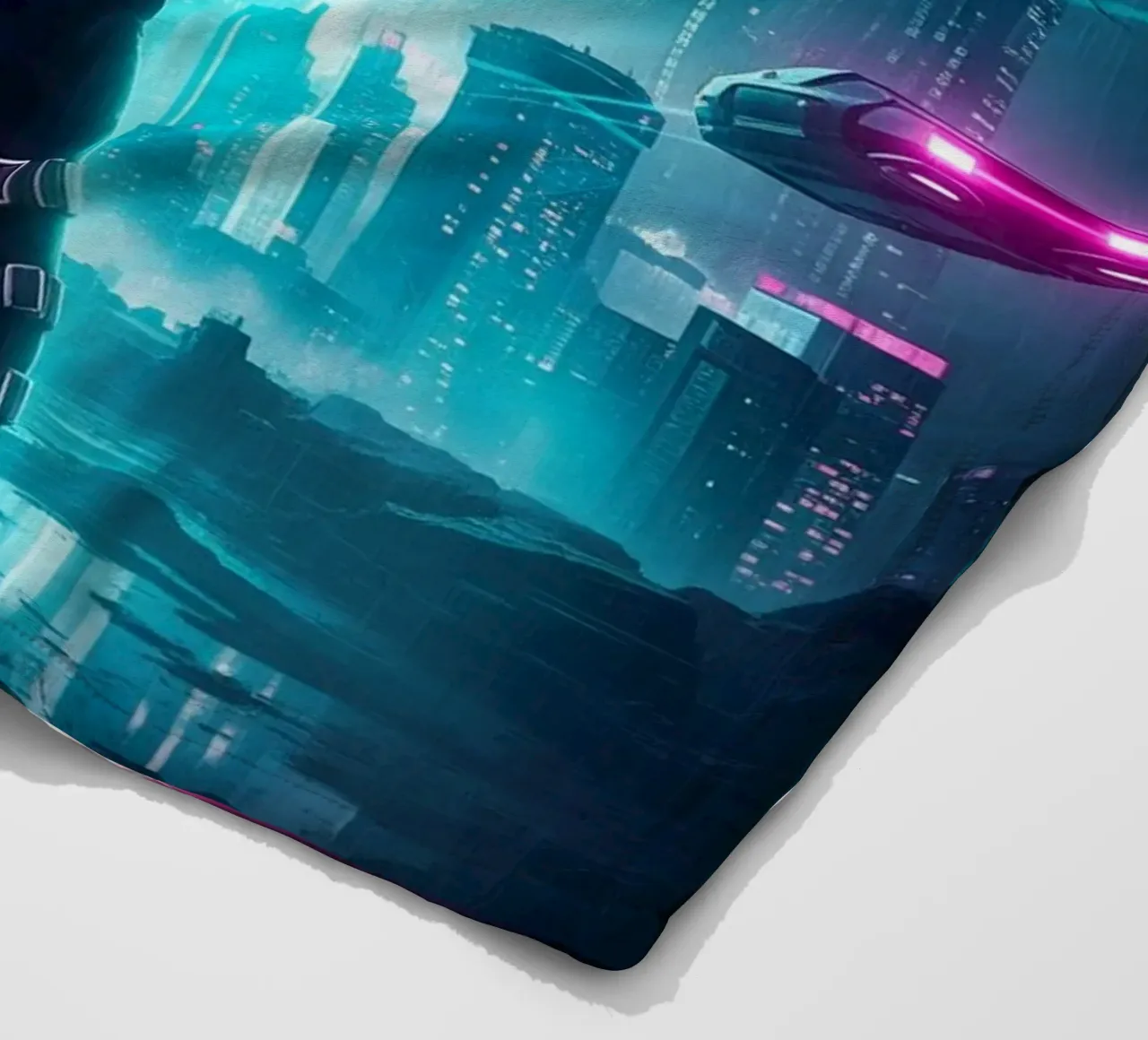Michael Jackson - Cyber Punk art style (4) coperta in pile da Lembayung art