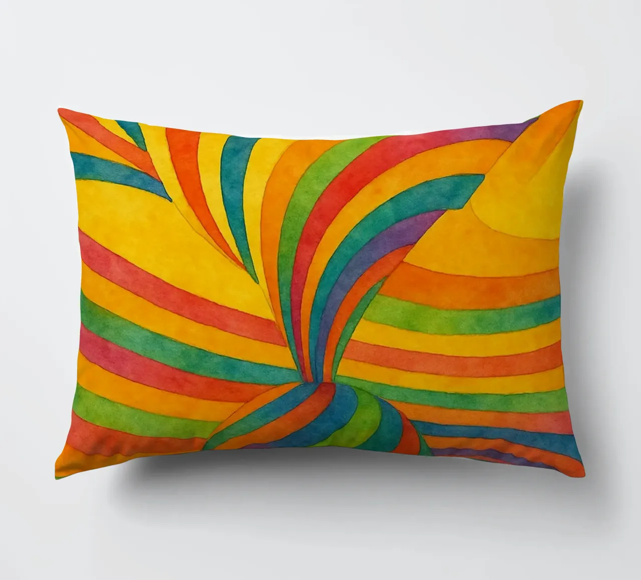 ball circular abstract drawing ilustration decorative cushion by Permatax