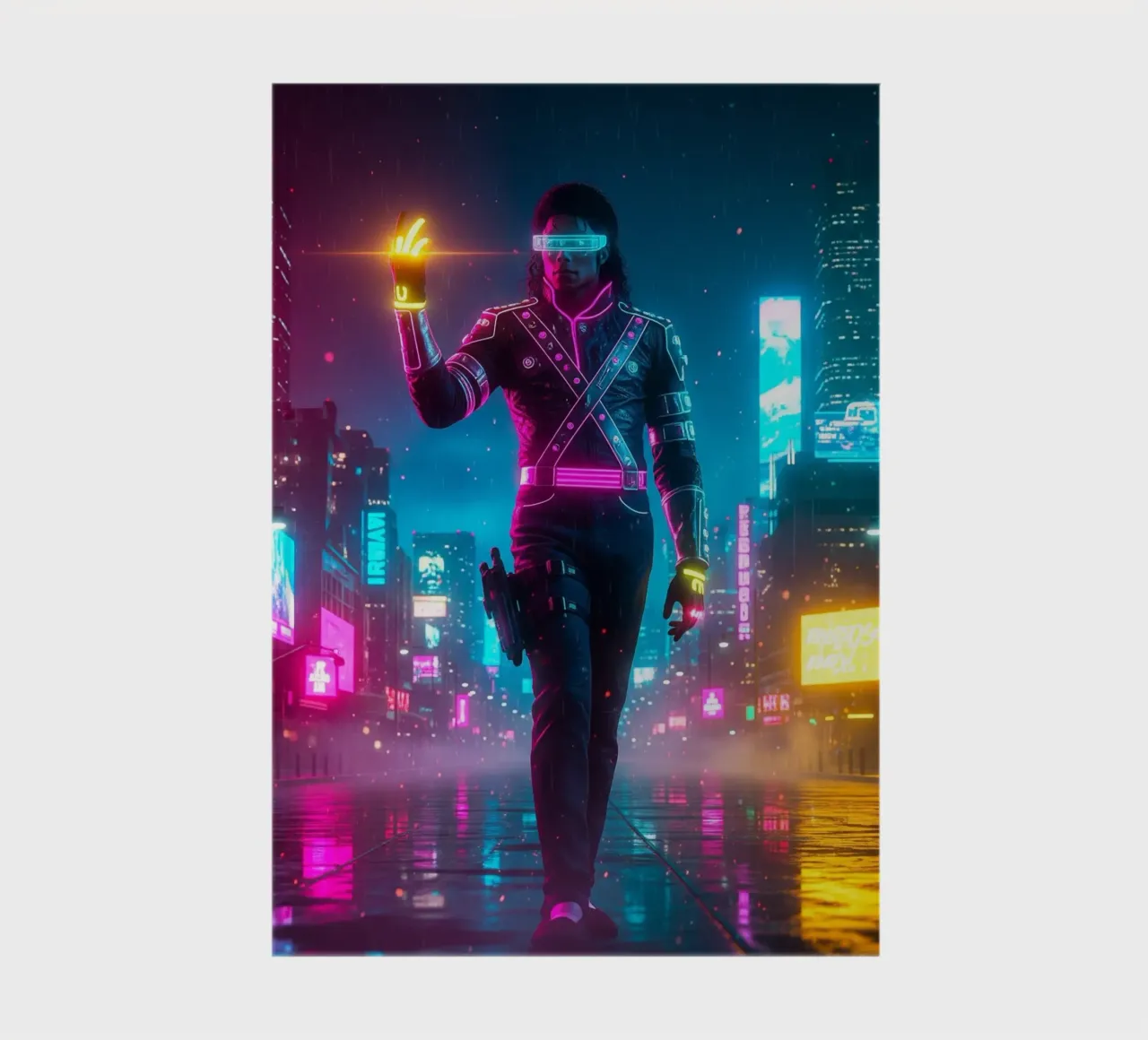 Michael Jackson - Cyber Punk art style (5) diario da Lembayung art