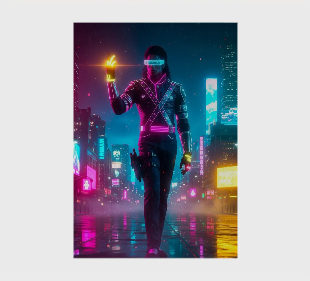 Michael Jackson - Cyber Punk art style (5) diario da Lembayung art