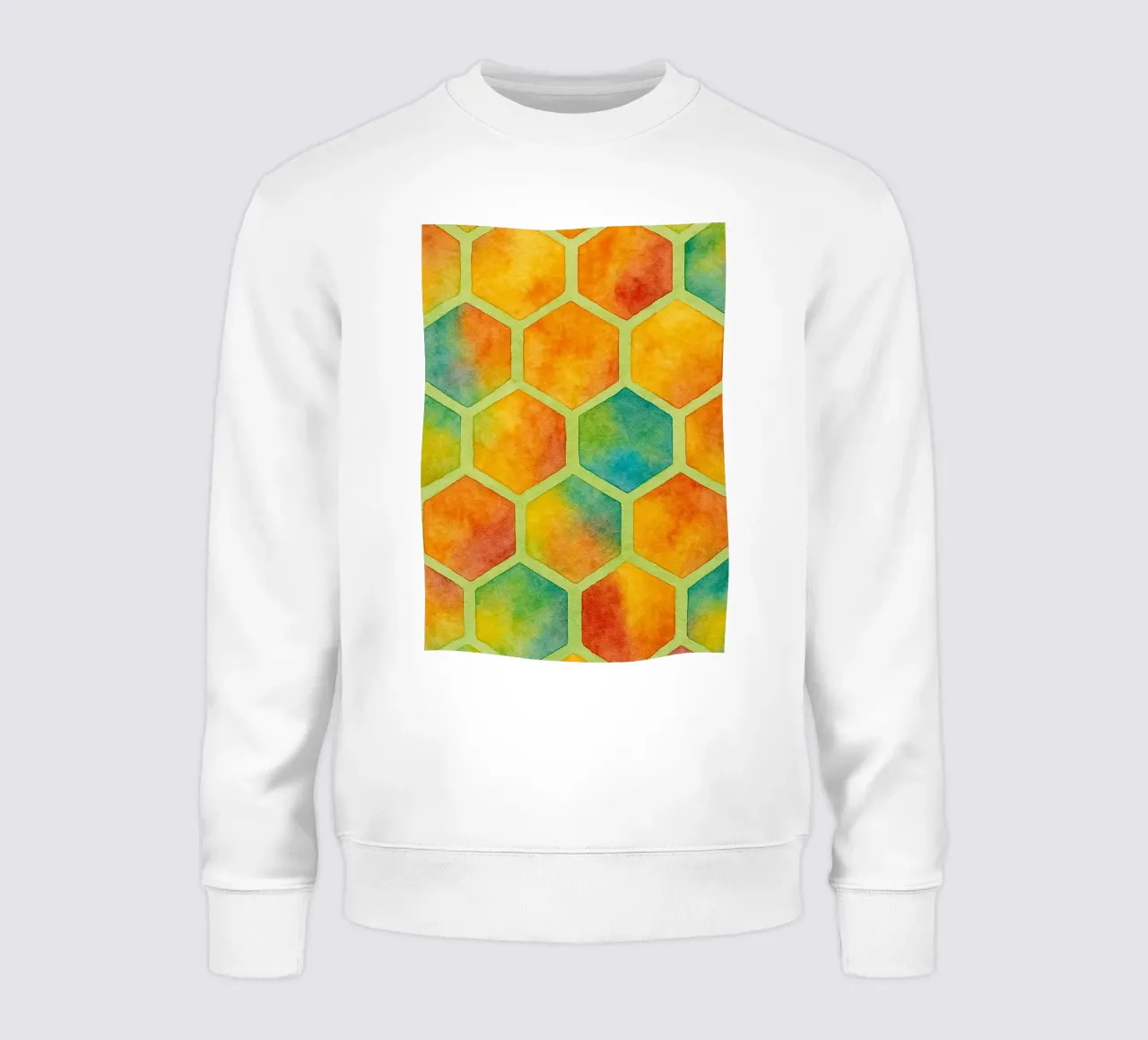 bee hive abstract drawing ilustration sweatshirt by Permatax