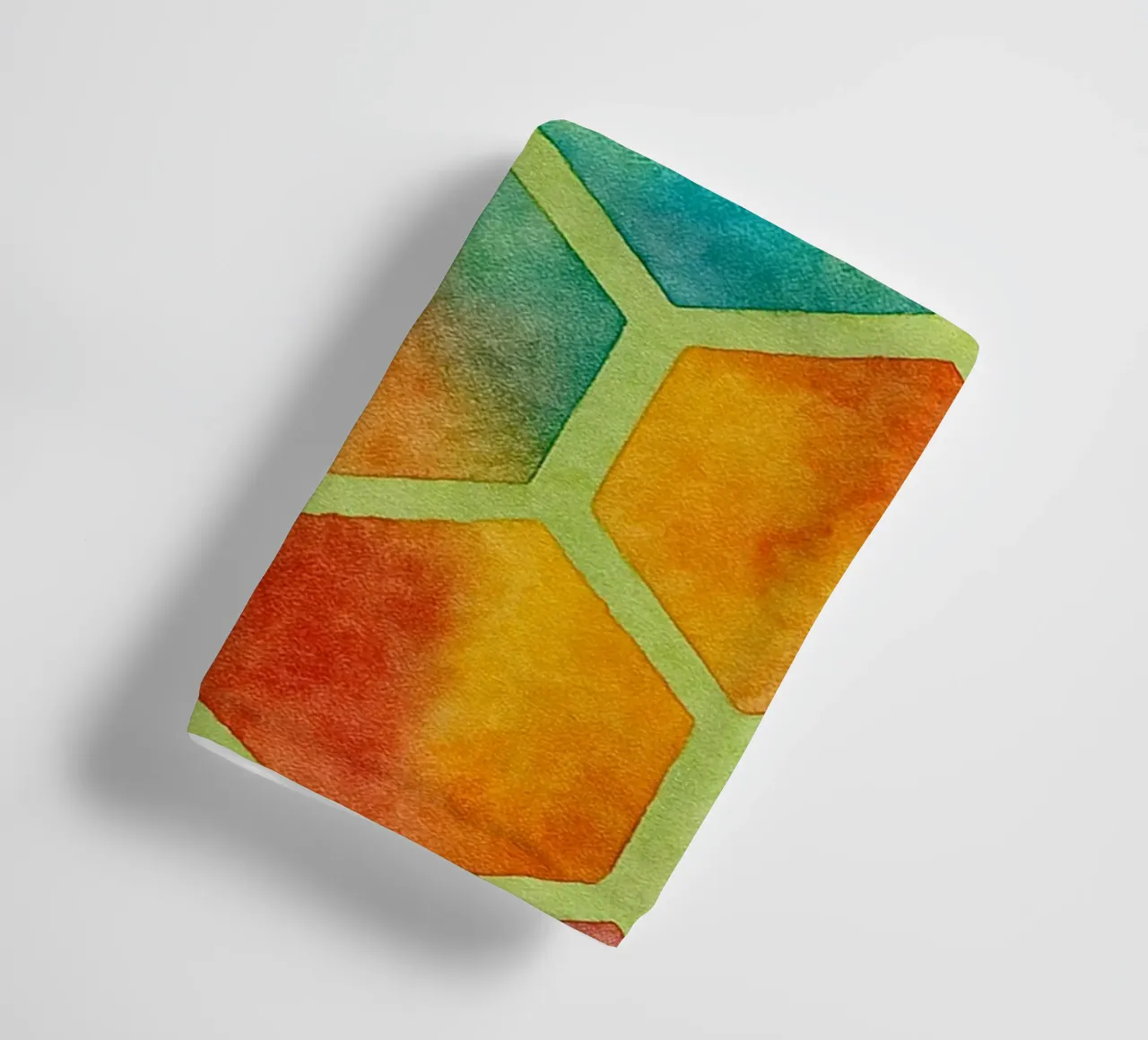 bee hive abstract drawing ilustration towel by Permatax
