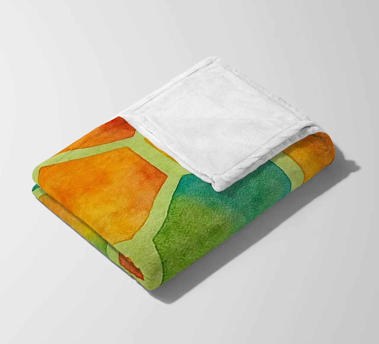 bee hive abstract drawing ilustration fleece blanket by Permatax