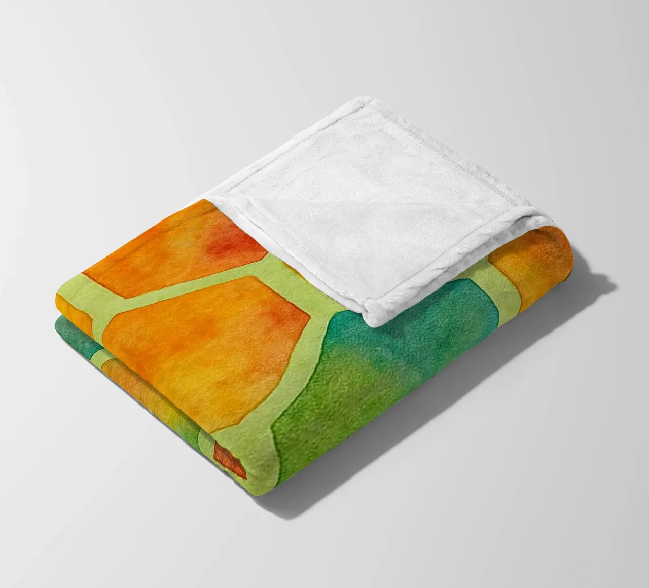 bee hive abstract drawing ilustration fleece blanket by Permatax