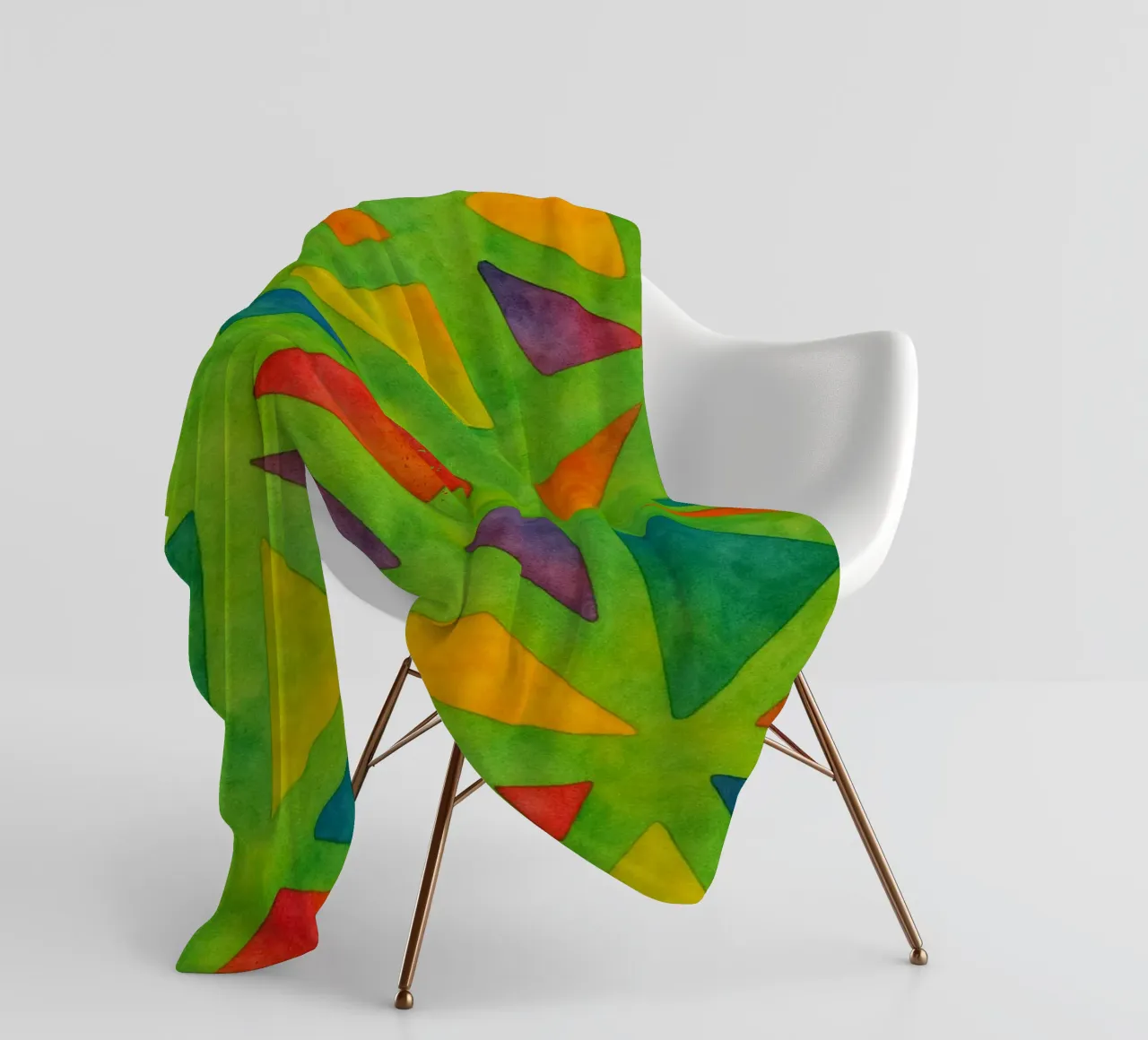 break abstract drawing ilustration fleece blanket by Permatax