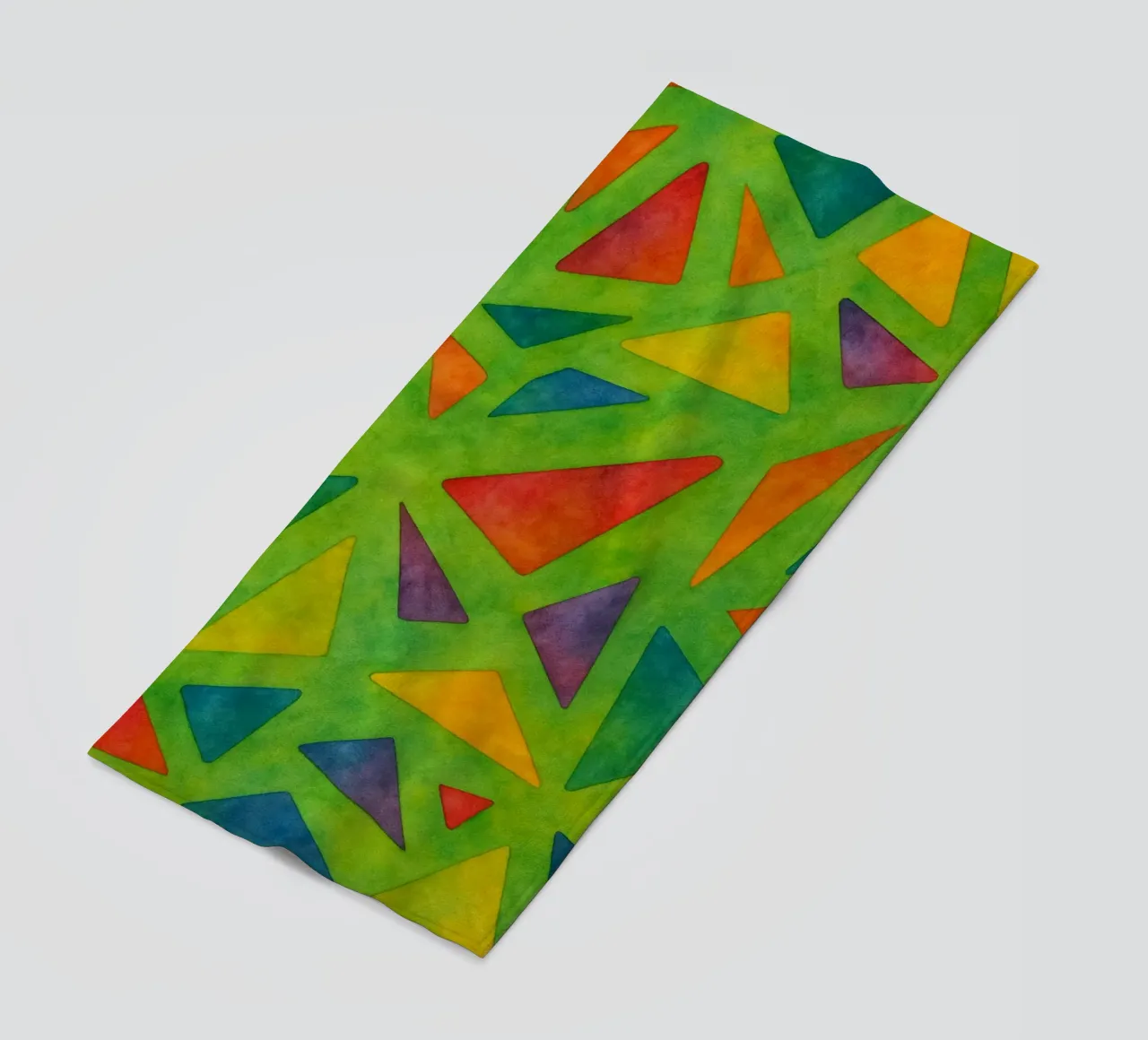 break abstract drawing ilustration beach towel by Permatax
