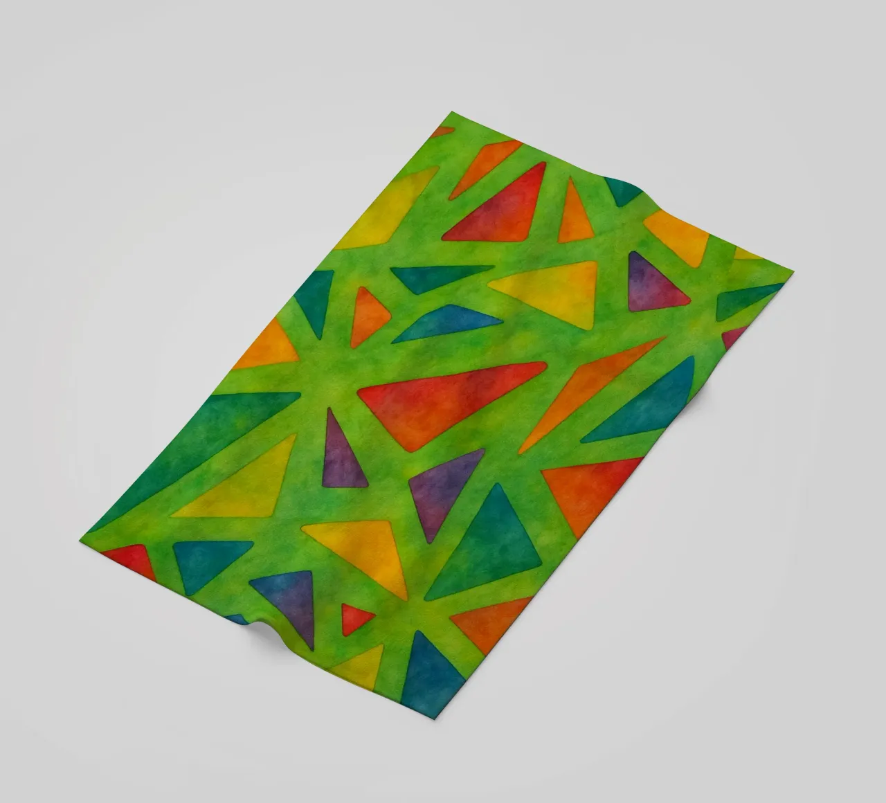 break abstract drawing ilustration beach towel by Permatax
