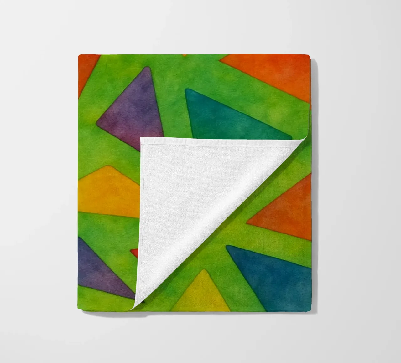 break abstract drawing ilustration beach towel by Permatax