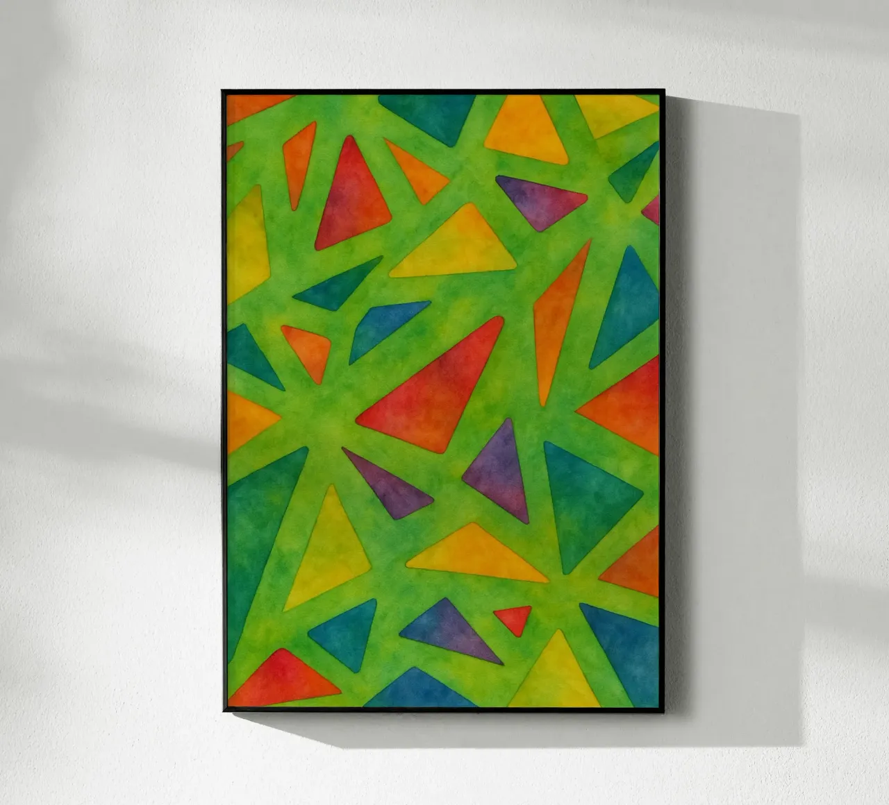 break abstract drawing ilustration acrylic glass by Permatax