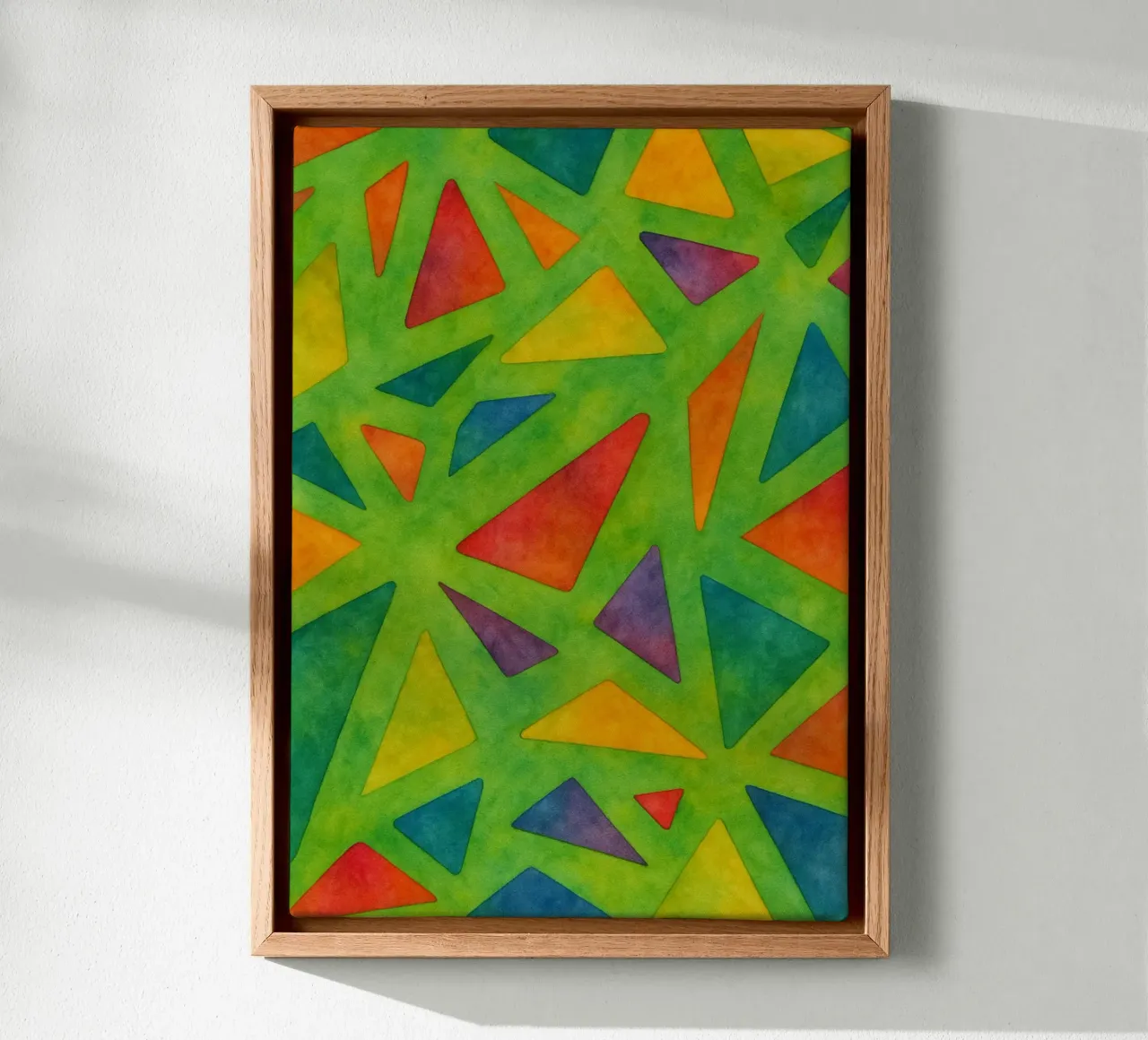 pauze abstracte tekening ilustratie canvas van Permatax