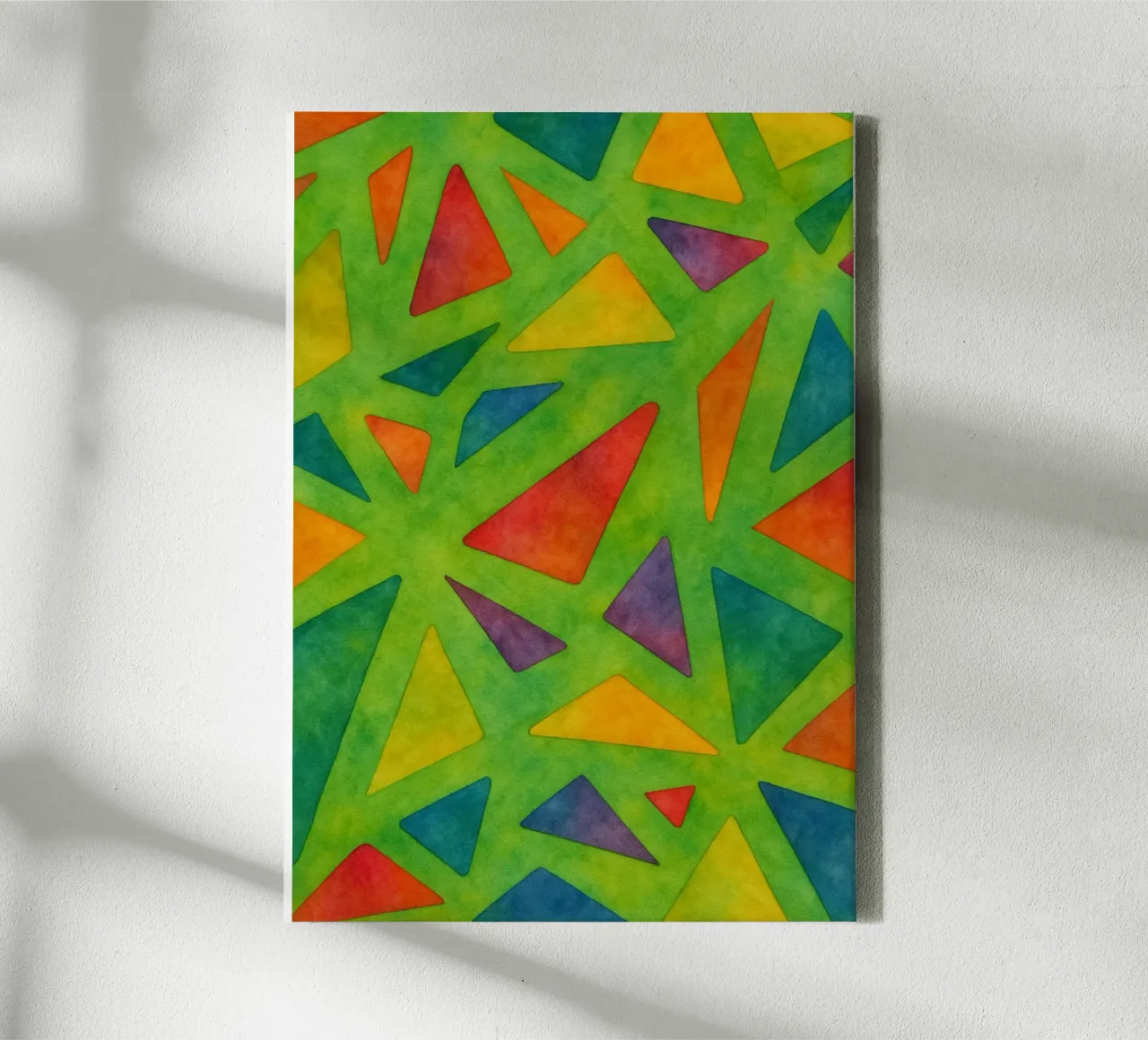 pauze abstracte tekening ilustratie canvas van Permatax