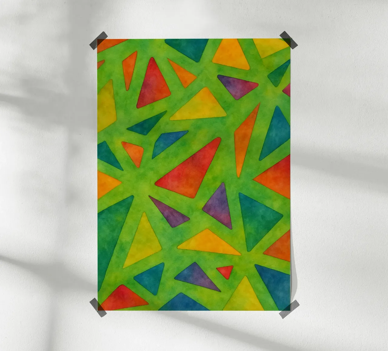 break abstract drawing ilustration poster by Permatax