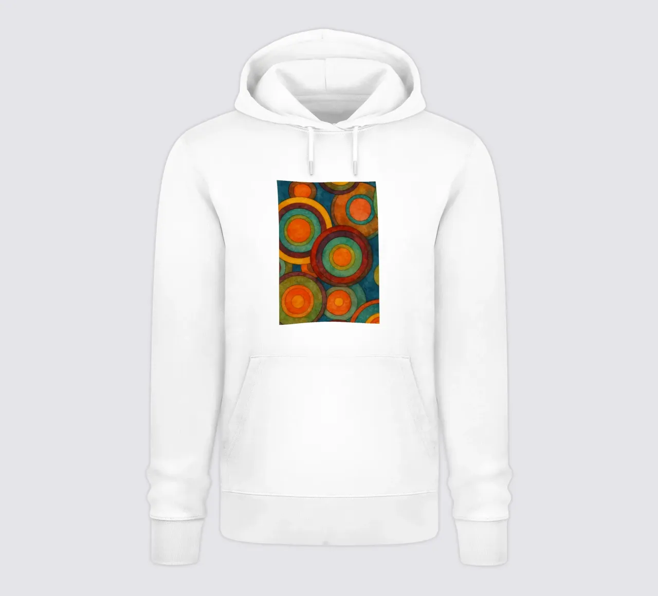 Ilustración de un círculo sudadera con capucha de Permatax