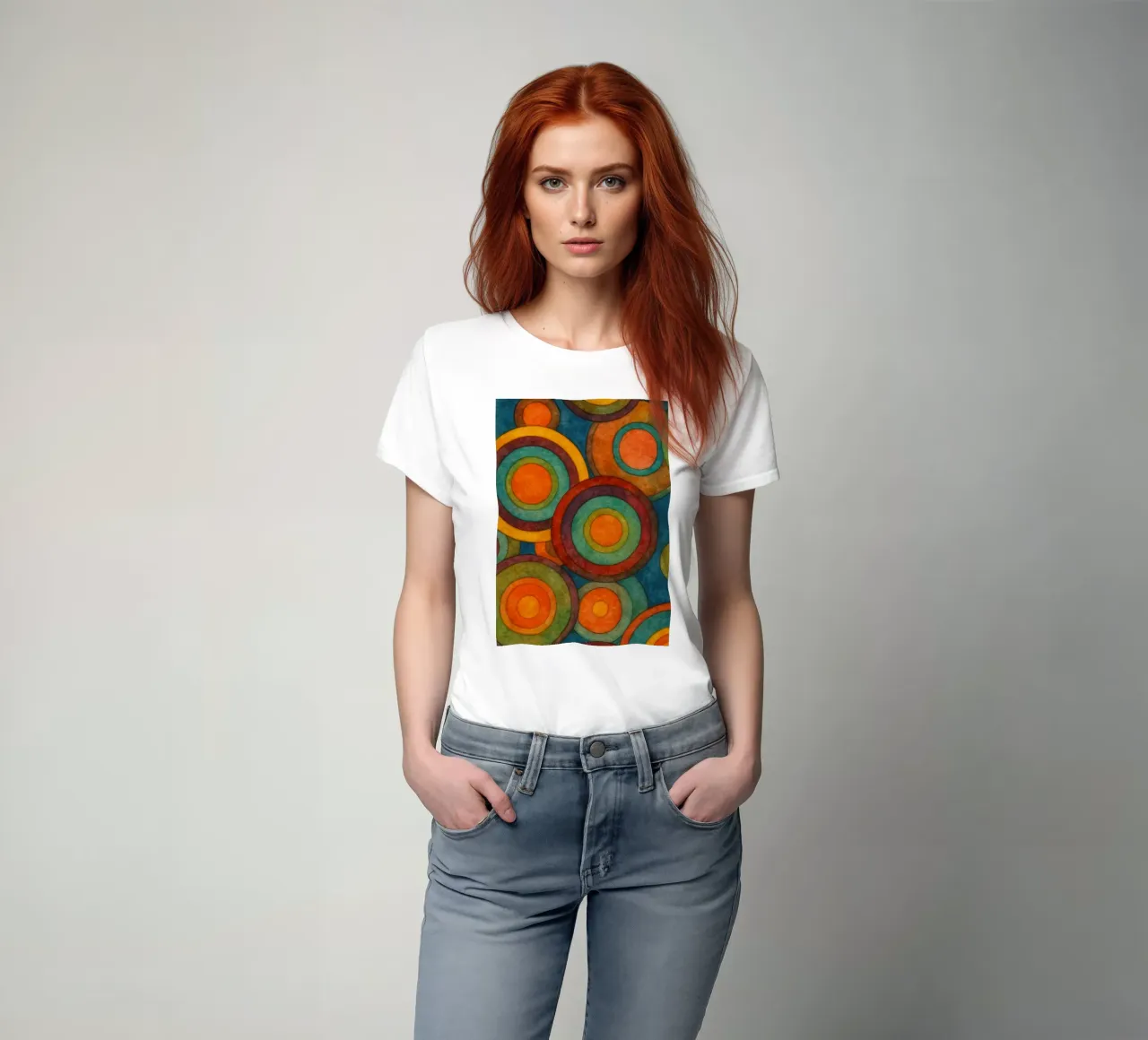 Ilustración de un círculo camiseta de Permatax