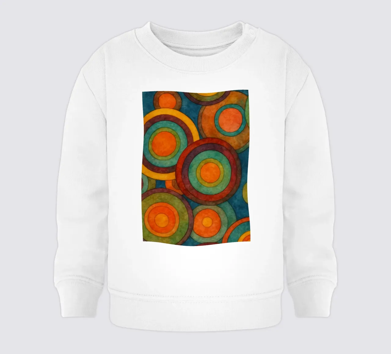 Ilustración de un círculo sudadera de bebé de Permatax