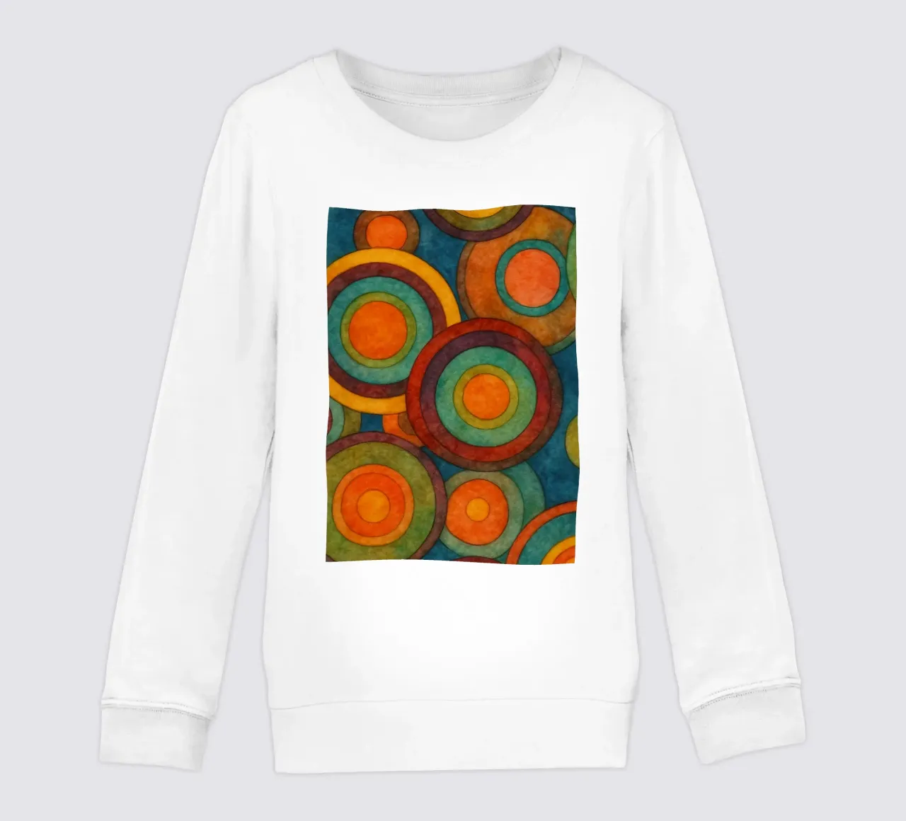 Ilustración de un círculo sudadera para niño de Permatax