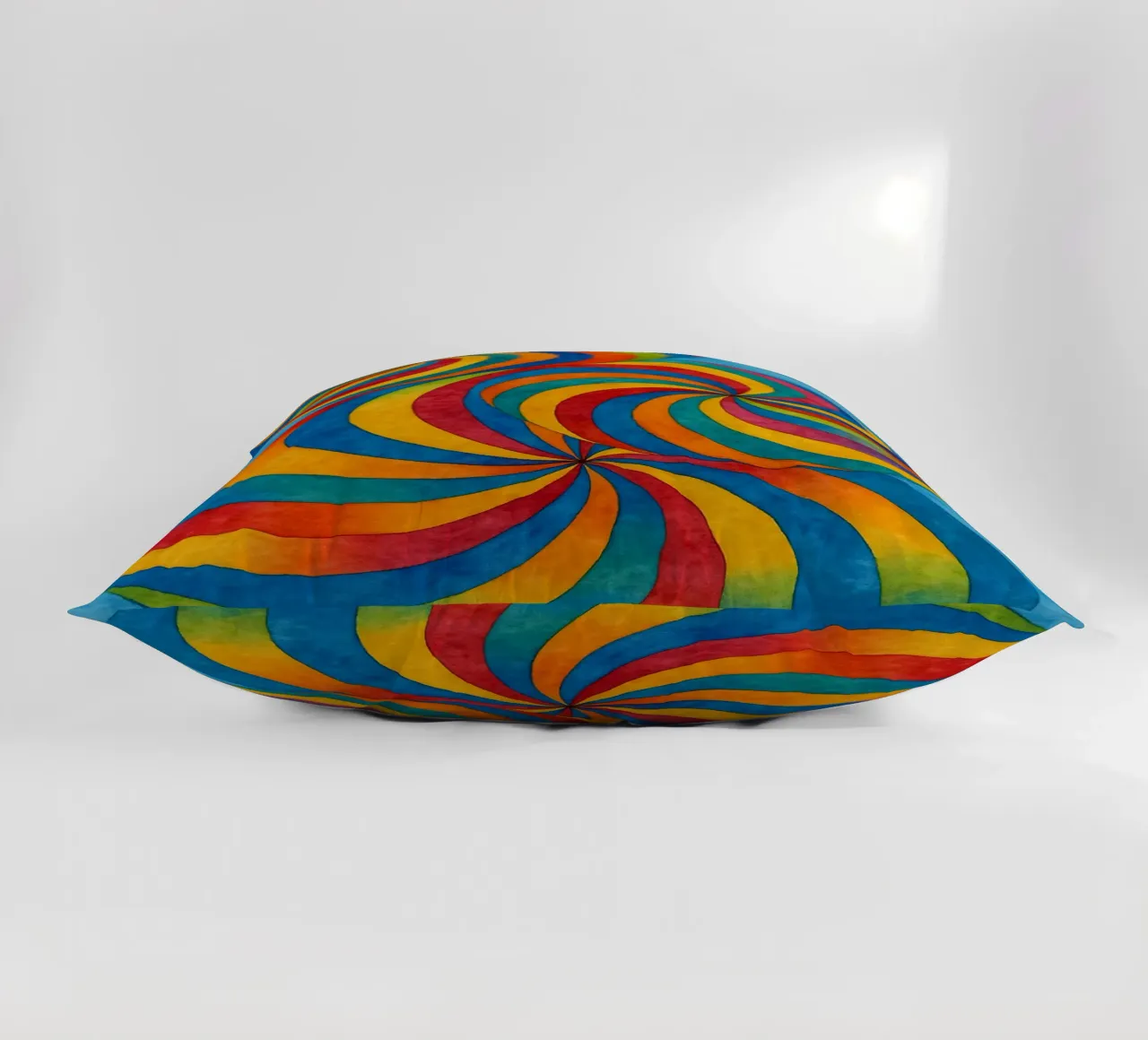 dessin abstrait circulaire ilustration coussin de Permatax